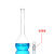 汇达A级玻璃容量瓶白色棕色10/25/50/250ml定容瓶玻璃塞实验用 PE塑料盖10ml棕量瓶 A级可过检