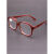 定制透明平光玻璃镜片劳保防护眼镜打磨切割焊工用电焊黑色护目镜 灰色镜片