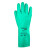 霍尼韦尔（Honeywell）LA132G植绒衬里丁腈防化手套 耐油耐酸碱食物处理加工手套 1副（7码）