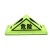 HKNA 标志灯 三角警示灯支架 三角吸顶灯荧光 B型标志灯(中号BⅡ）