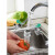 通用厨房水龙头防溅头嘴延伸器自来水节水加长花洒过滤器 升级短款 绿色