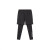 361°男装运动套2023秋季新款男款健身裤瑜伽裤休闲裤运动两件套 超级黑 S