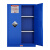 建功立业安全柜45加仑蓝色化学品存放柜工业防火柜GY0320