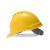 梅思安PE豪华型安全帽一指键帽衬白色针织吸汗带D型下颏带1顶可印字