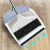扫把簸箕套装组合撮箕笤帚刮水不粘头发扫地单个扫帚 加强杆/加大加厚/加长刮齿3件套