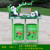 定制玻璃钢卡通动物垃圾桶景区户外分类果皮箱大号摆件雕塑幼儿园 墨绿色 1233-1双桶熊猫垃