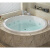 郦狼轻奢品牌嵌入式浴缸家用亚克力 圆形浴缸嵌入式家用小户型浴 按摩缸 5m