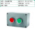 复位防水控制盒防爆防溅盒接线金属按钮急停控制启动电控户外铸铝 2位自复平钮