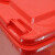 兰诗 YY-100A 新国标款大号分类环卫垃圾桶 户外商用带盖垃圾桶 100L红色-有害垃圾