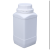 曦润 加厚塑料瓶子方瓶1000ml固体液体大口带内盖分装瓶1L化工试剂瓶 1000ml乳白色-白盖款（配内盖） 80个限地区