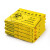 强存 平口垃圾袋HDPE加厚黄色特厚塑料袋-100个起批 平口/加厚/50*60cm/20L