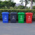 益美得 新国标分类垃圾桶大号户外环卫垃圾箱果皮桶 YY-240G 240L灰色（其他垃圾）