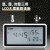 得力（deli） 温湿分析检测仪 DL336001 带时间钟表功能 数显时钟温湿度仪