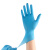 嘉湛力一次性丁腈手套加厚耐用手套 劳保实验室橡胶丁晴手套 蓝色