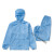 打磨专用防尘衣透气分体连帽男女玻璃纤维工业喷漆防护服工作服 灰色连帽上衣 XL