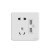 simon 五孔带USB插座 插座K3系列雅白色暗装墙壁86型面板定制