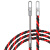 丰稚 穿线器 万能拉线 电工手动引线 钢丝暗线电线网线暗管 三股100米-圆头