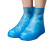 防滑耐磨TPE均码雨鞋户外登山防水雨鞋套时尚一体中筒鞋套B 粉色 儿童均码25-34