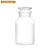 茶色白色加厚广口瓶磨砂口试剂瓶玻璃瓶酒精瓶密封瓶化学实验器材 60ml（茶色）