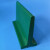 遄运定制PVC绿色T型挡板输送带隔条工业皮带梯形导条防跑偏流水线爬坡 绿斜挡板T50 1米