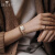 世爵（SEGET）瑞士品牌女表正装方形手表女真皮女士腕表复古方表女款礼物超薄简 91888LT-钢带礼盒套装
