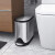 Simplehuman 厨房卫生间不锈钢脚踏板式垃圾桶分类4.5/6/10 L 白色不锈钢  6升