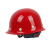 君御 工地施工安全帽 固安捷1533玻璃钢盔式安全帽（YD型下颏带）红色