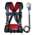 千安 三点式安全带 高空作业施工安全绳挂钩套装保险带 背带+单小钩2米