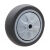 3/4/5寸轻音TPR单轮中型万向轮配件软橡胶轮子75x32/100x32 4英寸单轮100x32