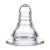 爱贝迪拉（AIBEDILA）适合贝亲标口奶嘴奶瓶吸管配件标准口径玻璃小口径盖子重力球手柄 -白色环+盖- 标口配件