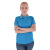 斯卡地尔（Scotoria）半袖POLO衫工作服 夏季半袖 舒适高棉T恤 湖蓝色T0J621B 1件2XL码