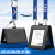 中国民航caac多卡位真皮工作证件双扣卡套航空飞行员空姐皮套横竖 三卡位横款+双扣珠链