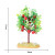 Oenux仿真微景观植物可拆装果树模型 景观树场景树木沙盘摆件 动物模型 苹果树7号