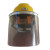 中安冲击 ZR-FCOM03型 矿用防冲击 安全帽+面屏+频闪定位装置一套 黄色