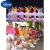 迪士尼（Disney）六一儿童演出服小学生运动会孩子的天空表演服蓬蓬裙幼儿舞蹈糖果 粉红色 110cm适合4-5岁小朋友