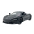 迪士尼（Disney）132仿真唛凯仑720S合金车模金属玩具汽车跑车超跑模型送男友礼物 黑色 拉力赛车