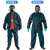 化科 分体防化服 防化学品 耐酸碱防护服 连体防化服+半面罩套装（防有机气体）