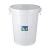 定制加厚大号储水桶蓄水桶储水用发酵桶腌菜酿酒塑料大白桶HKNA 加厚蓝色100升(无盖)装水165斤