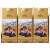 Klaus法国原装进口零食 Klaus克勒司纯可可脂黑巧克力排块金色盒装100g 99%黑巧克力3 盒装 300g