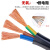 正泰电线国标阻燃RVV2/3/4芯电缆线1.5/2.5/4平方护套电源线 国标 3芯1.5 平方 100m