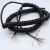 10芯弹簧线信号线带屏蔽0.2/0.3平方螺旋电缆线伸缩线编织屏蔽线 10芯0.2平方拉8米(OD 6MM )