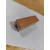 胖进（COZYGO）定制玻璃楼梯扶手木头卡槽扶手橡胶木面管玻璃护栏PVC塑木卡槽 玫瑰木色30X30实木卡槽扶手/1支