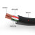 凤达 重型橡套软电缆 YC-450/750V-5*0.75 黑色 100m