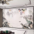 仟梵3d水墨山水壁画电视背景墙壁纸客厅墙纸定制中式影视墙布立体大气 5D无缝细纹纤维布 /平方