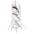 定制适用上海岷岳铝合金脚手架移动平台建筑工程便携高空作业梯子 踏板(胶合板)