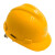 桉叶（Anye）ABS安全帽可印logo 工程 工业 工地防砸安全帽 AY9805  黄色1顶【可定制】