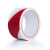 玛仕福 警示胶带PVC斑马胶带安全警戒划线标识地线贴地胶带 红色4.8cm*18y
