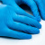 厚创 一次性丁腈手套50双 无尘净化室手套 防水油耐磨工业清洁 9寸蓝色 S