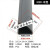 PVC墙角明装线槽明线三角直角阴角隐形自粘装饰配线走线槽 5米2F 黑色h20 1米/组