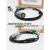 DYQT光口电口网口高清USB支持各种航空插头座接线缆定制详情咨询客服 YW120E01S1RJ45网口插座+500mm线